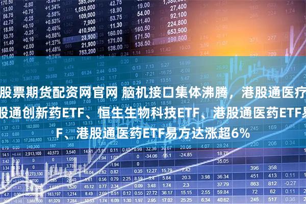股票期货配资网官网 脑机接口集体沸腾，港股通医疗ETF富国、港股通创新药ETF、恒生生物科技ETF、港股通医药ETF易方达涨超6%